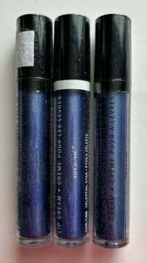 NYX Cosmic Metals Lip Creams CMLC09 Celestial Star Lot of 3